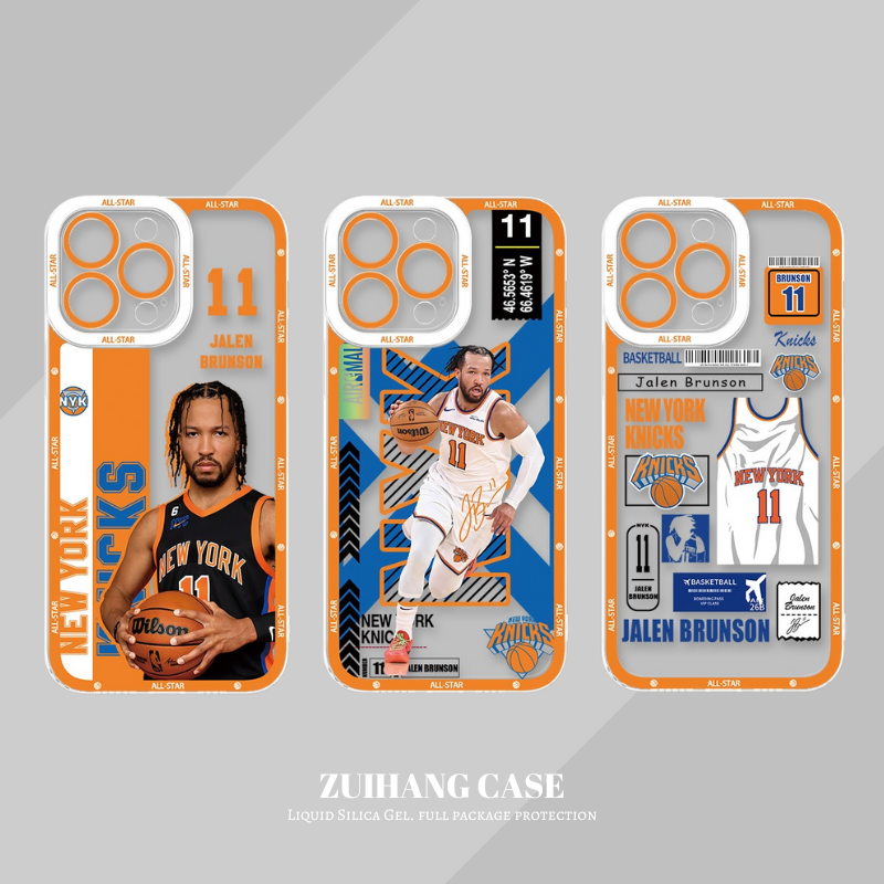Jalen Brunson佈倫森天使眼透明防摔軟殼-CASEZONE