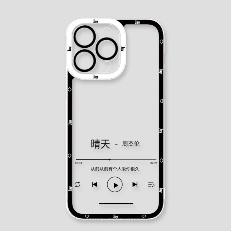 周杰倫天使眼透明防摔軟殼-CASEZONE