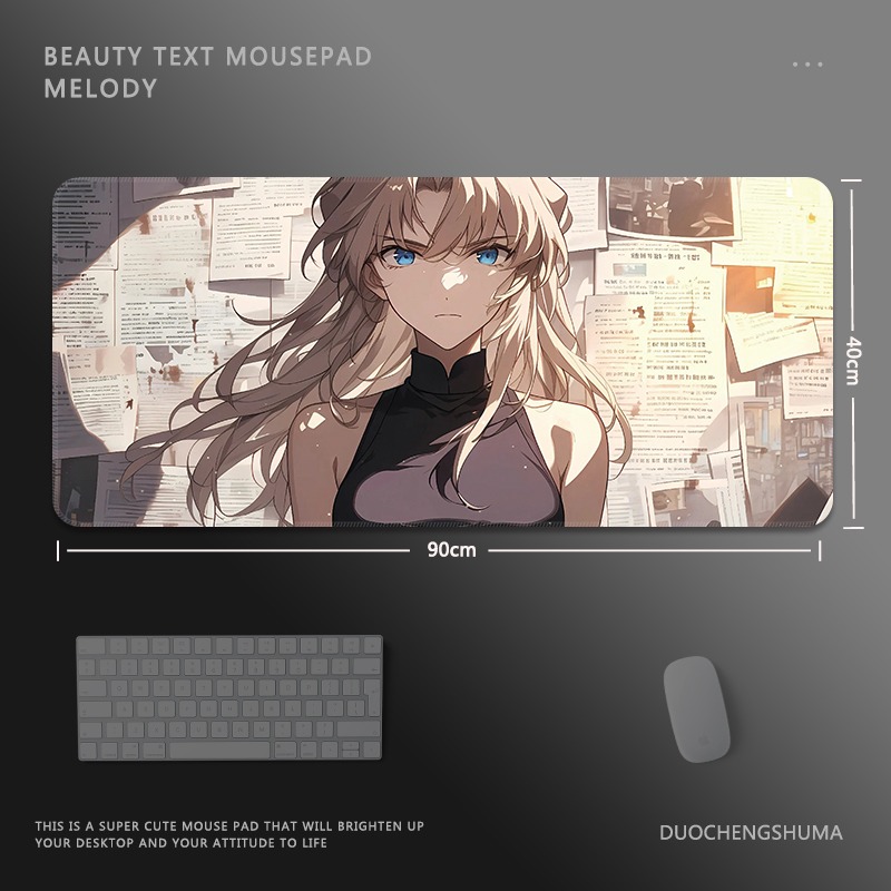 二次元報紙 主題桌墊 布質滑鼠墊-CASEZONE