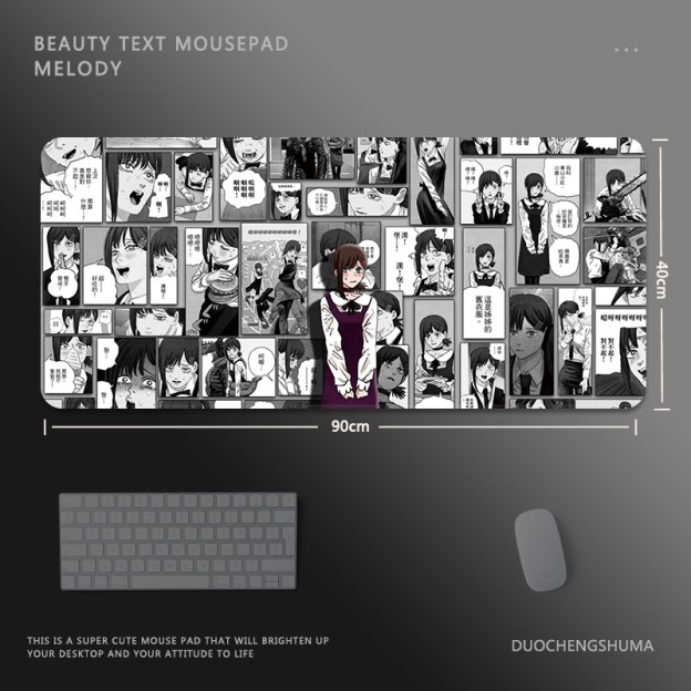 二次元報紙 主題桌墊 布質滑鼠墊-CASEZONE