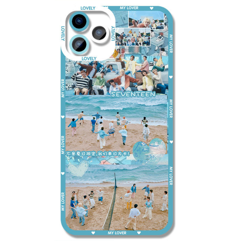 Seventeen天使眼透明防摔軟殼-CASEZONE