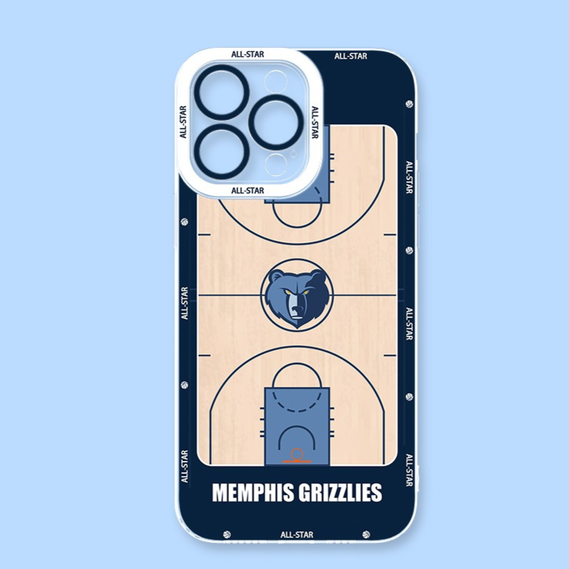 NBA球場透明防摔軟殼-CASEZONE