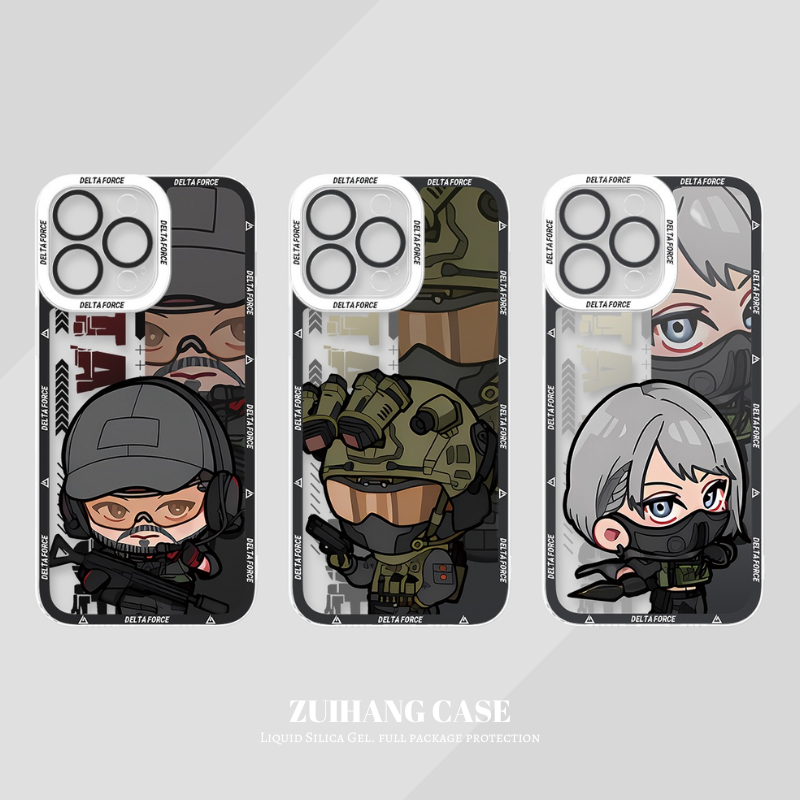 三角洲行動天使眼透明防摔軟殼-CASEZONE