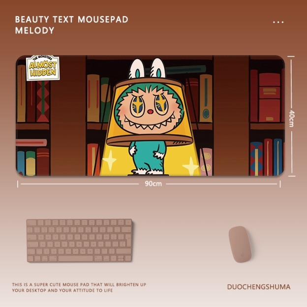 可愛卡通拉布布 主題桌墊 布質滑鼠墊-CASEZONE