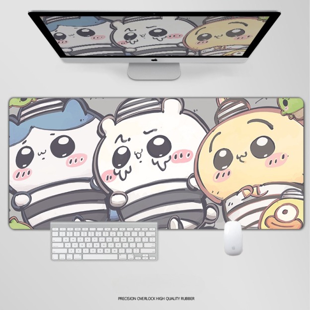 Chiikawa 主題桌墊 布質滑鼠墊-CASEZONE