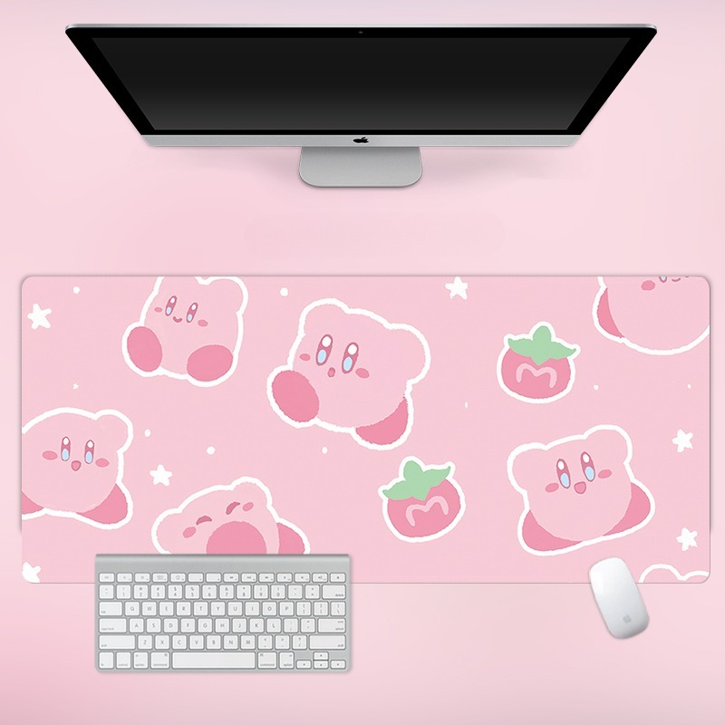星之卡比 主題桌墊 布質滑鼠墊-CASEZONE