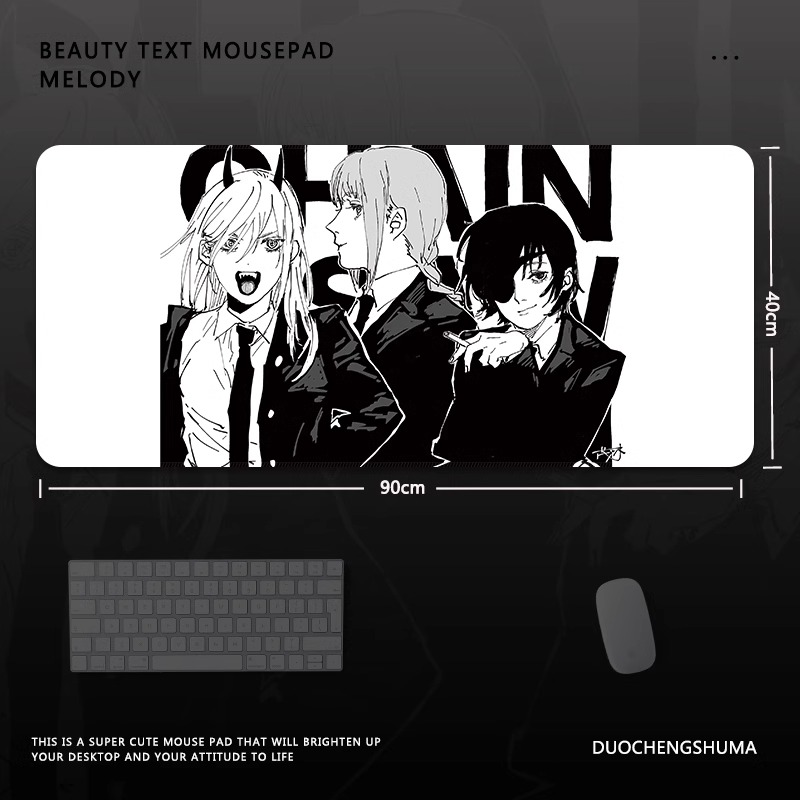 鏈鋸人 主題桌墊 布質滑鼠墊-CASEZONE