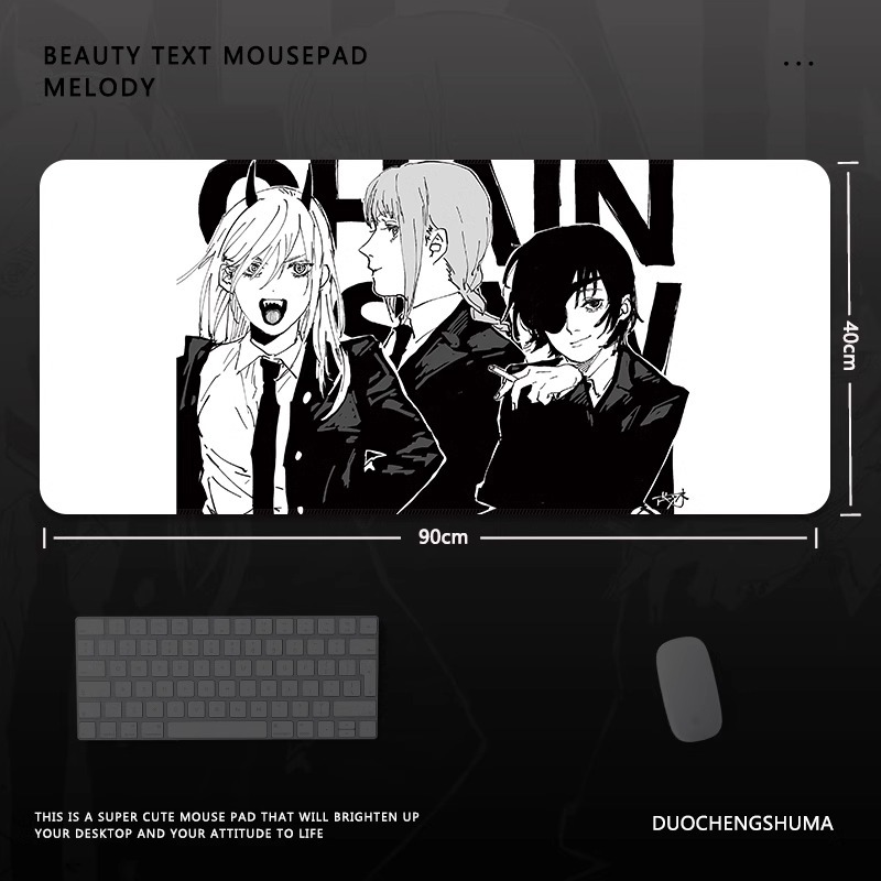 鏈鋸人 主題桌墊 布質滑鼠墊-CASEZONE