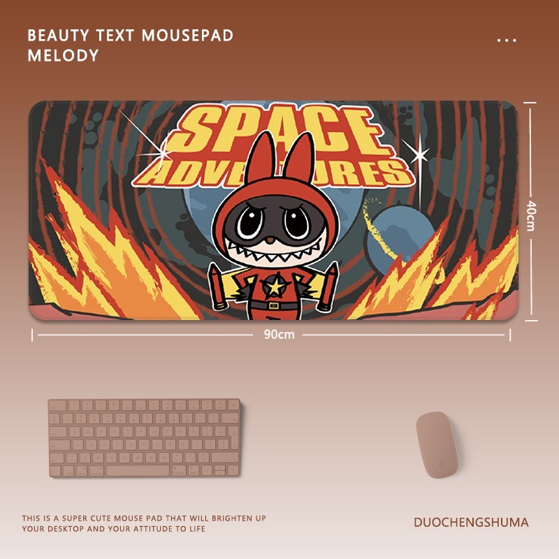 可愛卡通拉布布 主題桌墊 布質滑鼠墊-CASEZONE