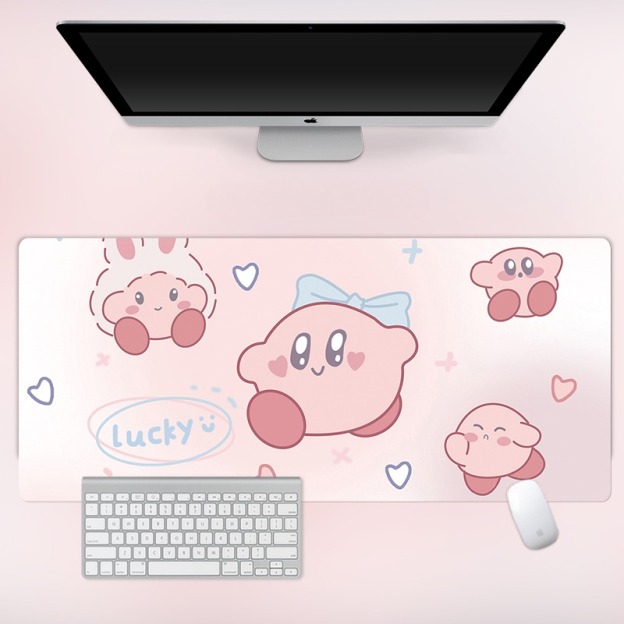 星之卡比 主題桌墊 布質滑鼠墊-CASEZONE