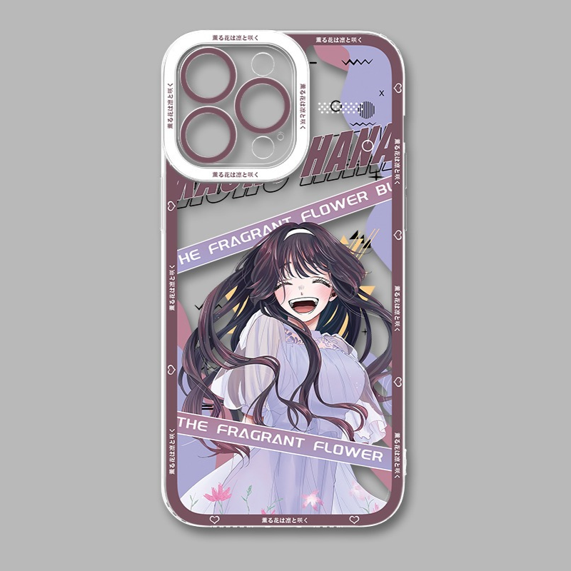 薰香花朵凜然綻放天使眼透明防摔軟殼-CASEZONE