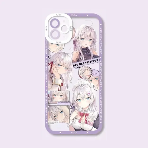 遮羞艾莉透明防摔軟殼-CASEZONE