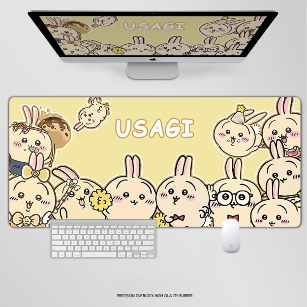 Chiikawa 主題桌墊 布質滑鼠墊-CASEZONE