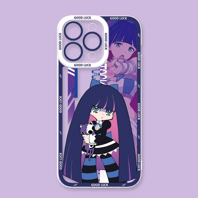 吊帶襪天使天使眼透明防摔軟殼-CASEZONE