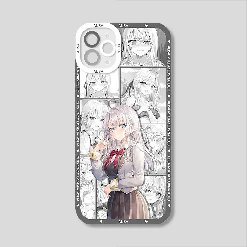 遮羞艾莉透明防摔軟殼-CASEZONE