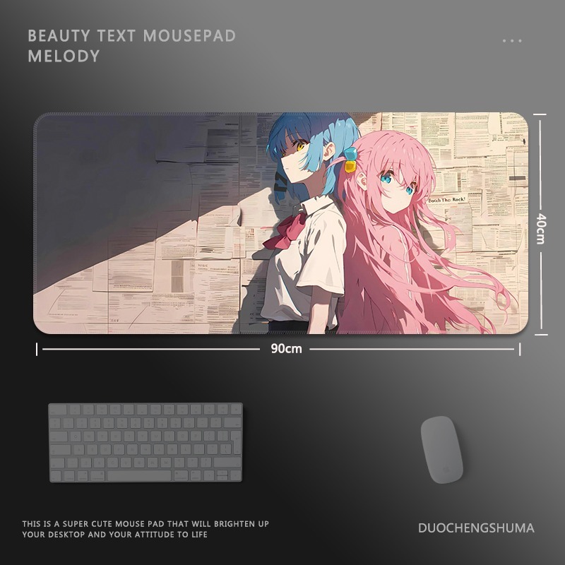 二次元報紙 主題桌墊 布質滑鼠墊-CASEZONE