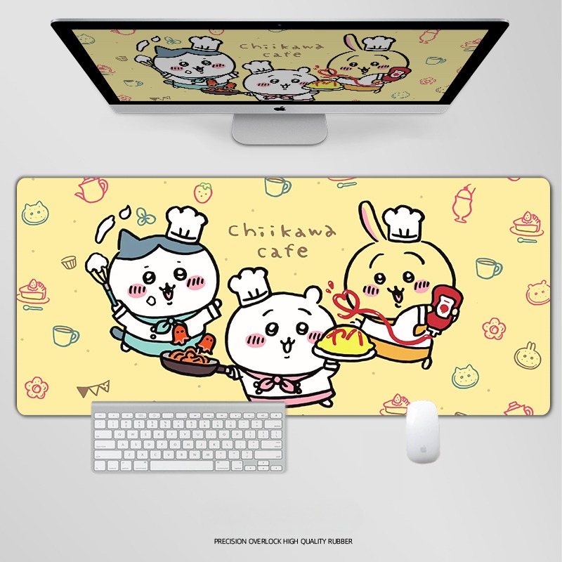 Chiikawa 主題桌墊 布質滑鼠墊-CASEZONE