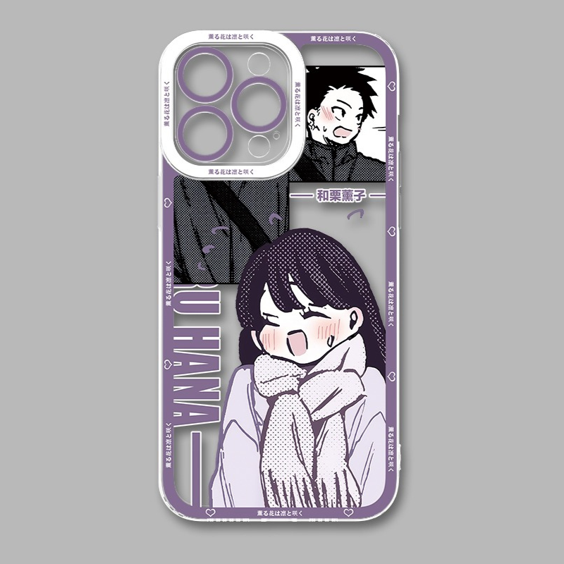 薰香花朵凜然綻放天使眼透明防摔軟殼-CASEZONE