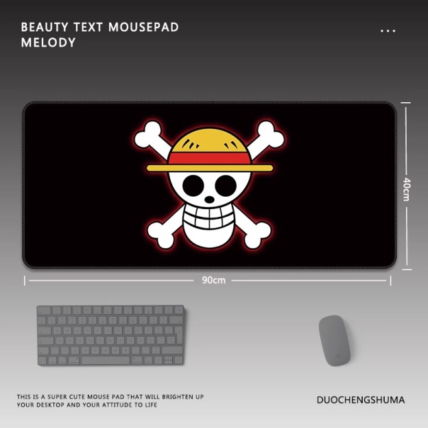 海賊王 主題桌墊 布質滑鼠墊-CASEZONE