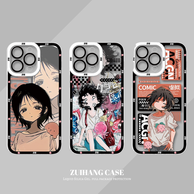 章魚嗶的原罪 天使眼透明防摔軟殼-CASEZONE