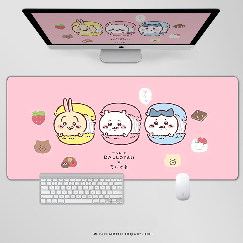 Chiikawa 主題桌墊 布質滑鼠墊-CASEZONE