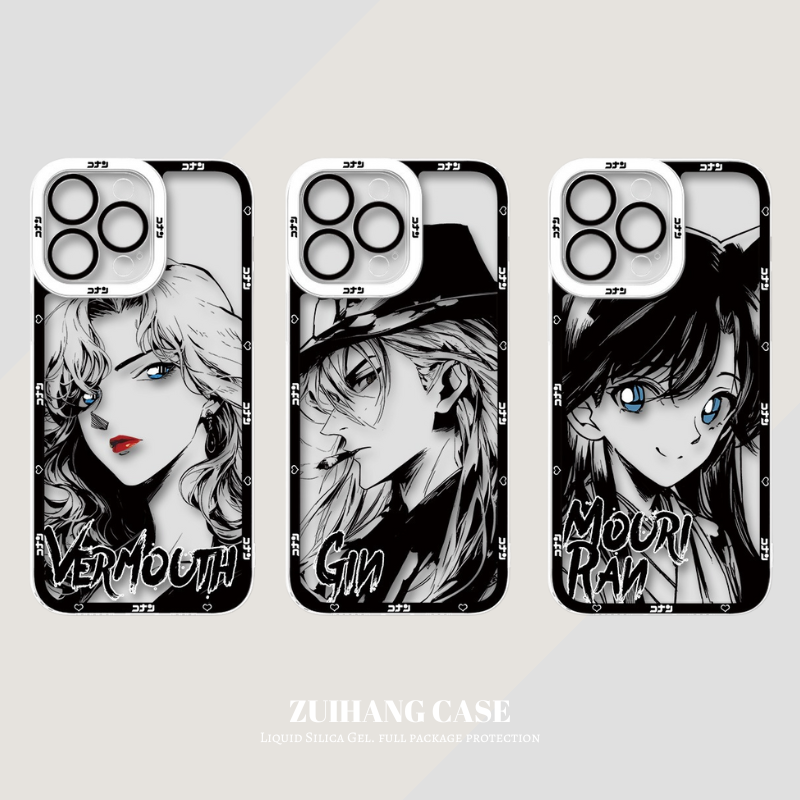 名偵探柯南天使眼透明防摔軟殼-CASEZONE