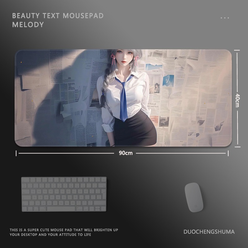 二次元報紙 主題桌墊 布質滑鼠墊-CASEZONE