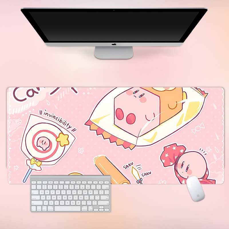 星之卡比 主題桌墊 布質滑鼠墊-CASEZONE
