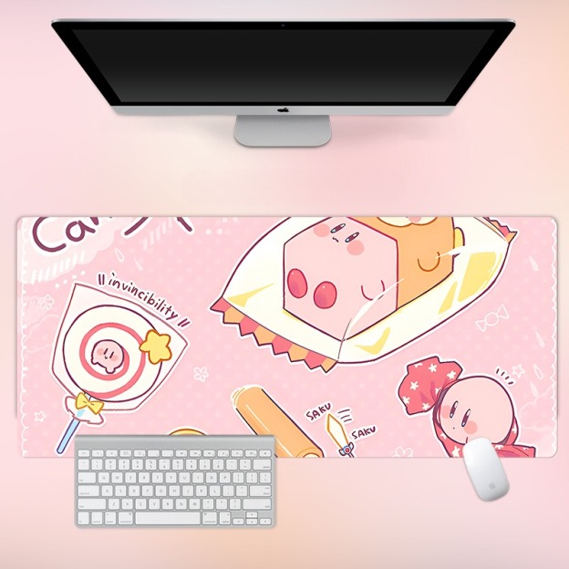 星之卡比 主題桌墊 布質滑鼠墊-CASEZONE