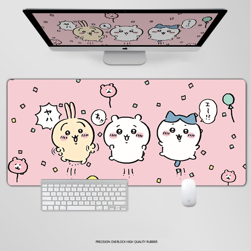 Chiikawa 主題桌墊 布質滑鼠墊-CASEZONE