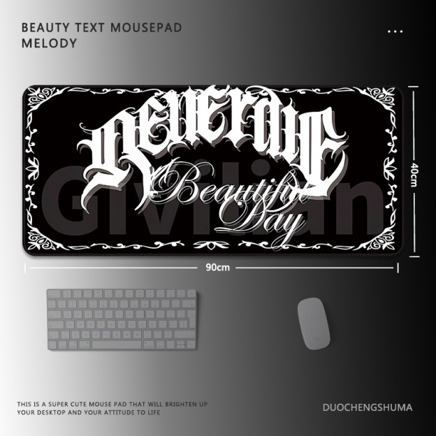 暗黑風哥特 主題桌墊 布質滑鼠墊-CASEZONE