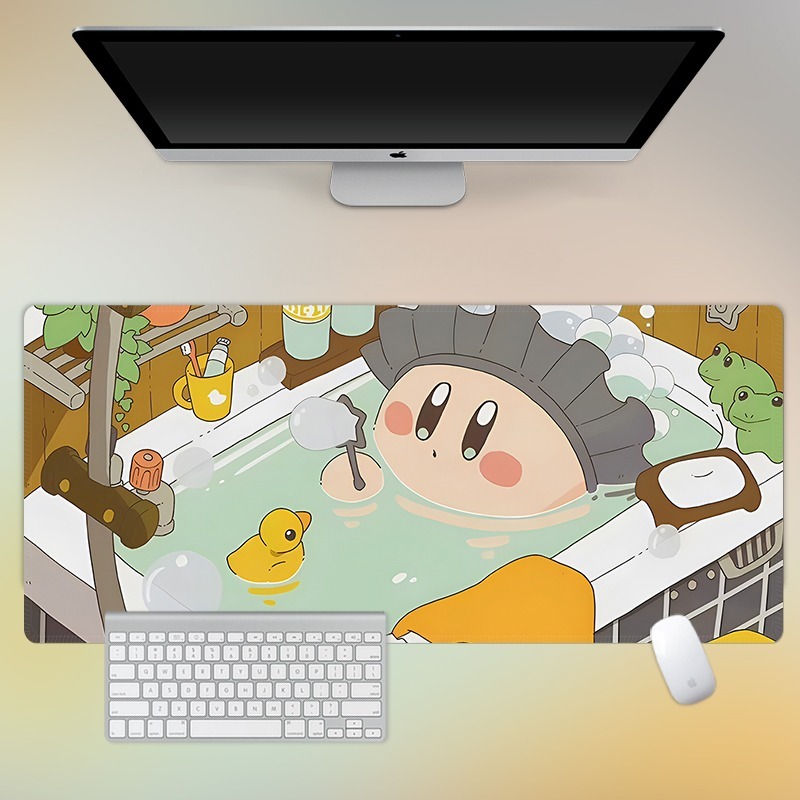 星之卡比 主題桌墊 布質滑鼠墊-CASEZONE