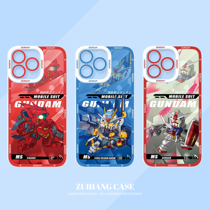 機動戰士鋼彈天使眼透明防摔軟殼-CASEZONE