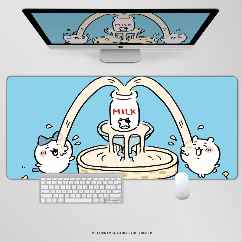 Chiikawa 主題桌墊 布質滑鼠墊-CASEZONE