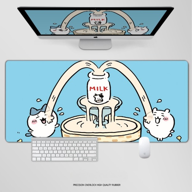 Chiikawa 主題桌墊 布質滑鼠墊-CASEZONE