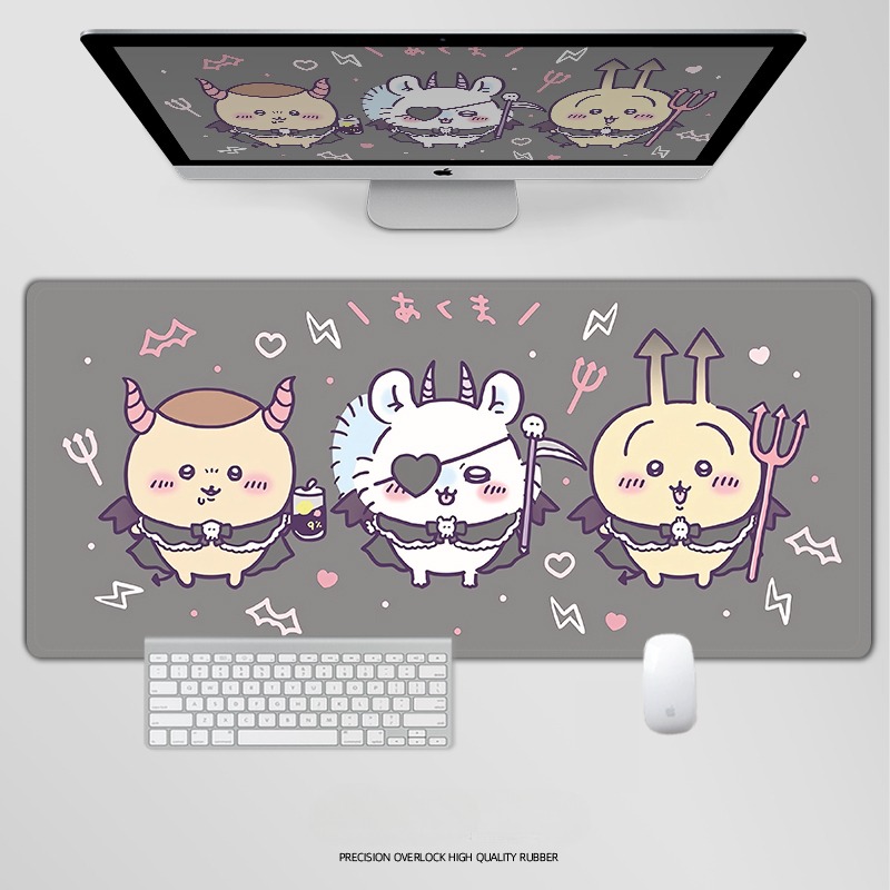 Chiikawa 主題桌墊 布質滑鼠墊-CASEZONE
