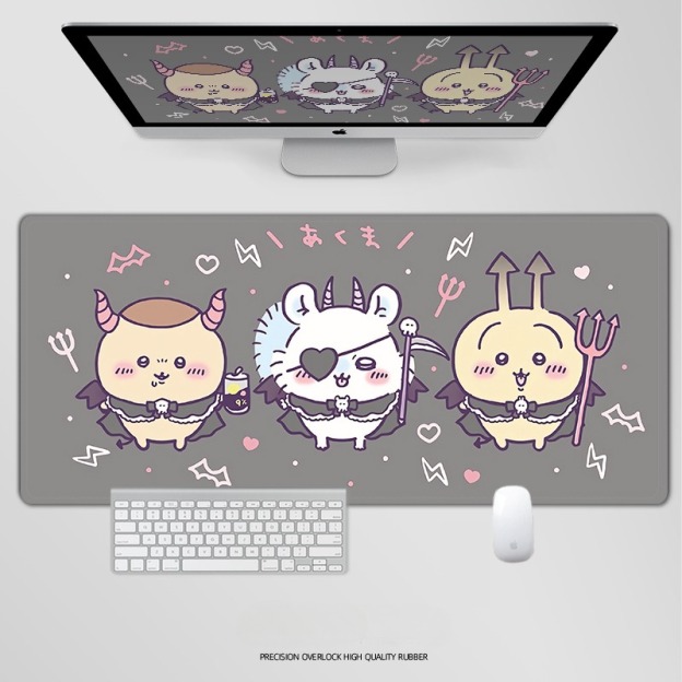 Chiikawa 主題桌墊 布質滑鼠墊-CASEZONE