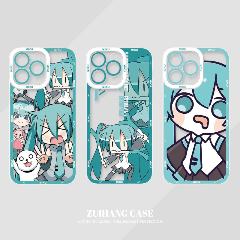 初音未來天使眼透明防摔軟殼-CASEZONE