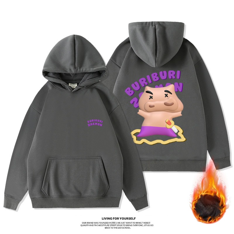 蠟筆小新新款 親子情侶男女款連帽衛衣-ZUIHANG SHOP