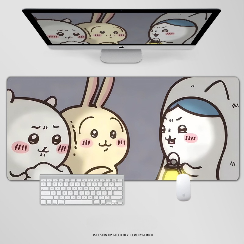 Chiikawa 主題桌墊 布質滑鼠墊-CASEZONE