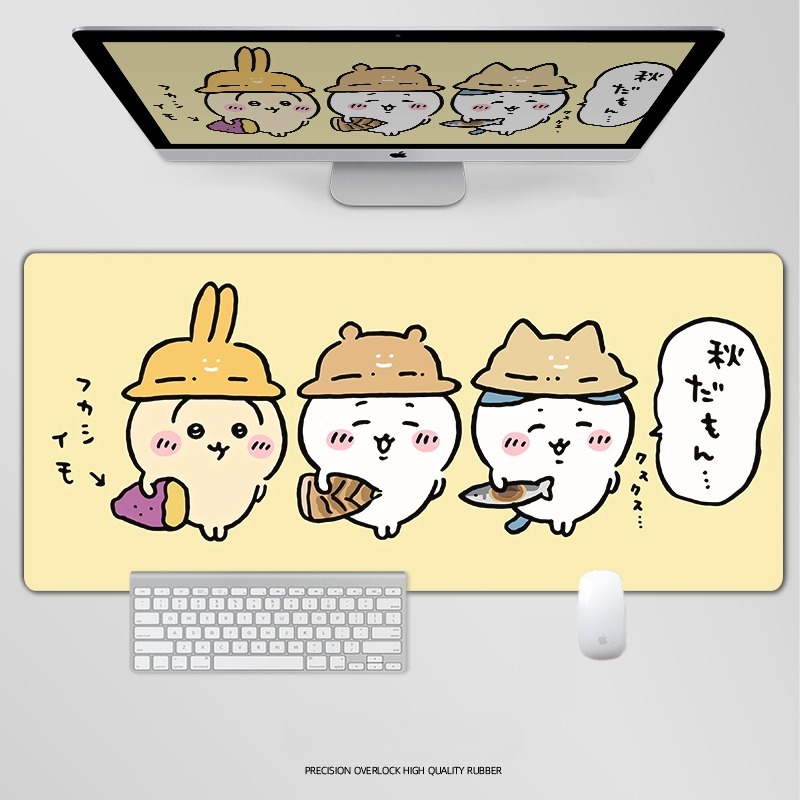 Chiikawa 主題桌墊 布質滑鼠墊-CASEZONE