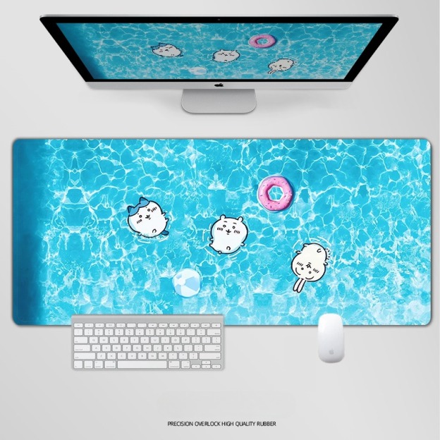 Chiikawa 主題桌墊 布質滑鼠墊-CASEZONE