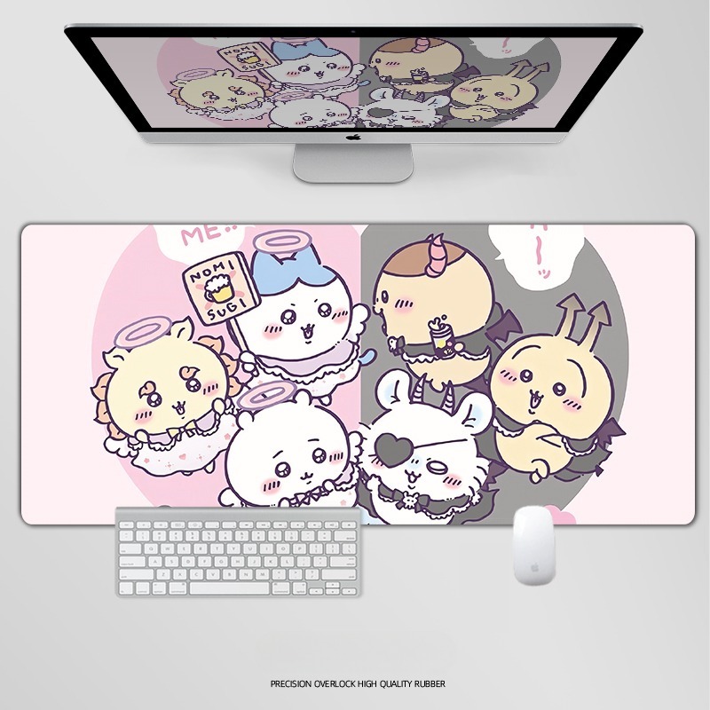 Chiikawa 主題桌墊 布質滑鼠墊-CASEZONE