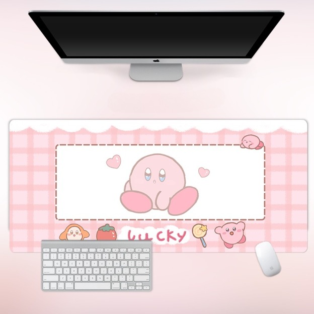 星之卡比 主題桌墊 布質滑鼠墊-CASEZONE