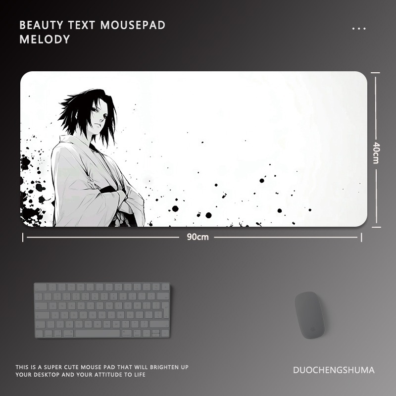 黑白動漫 主題桌墊 布質滑鼠墊-CASEZONE