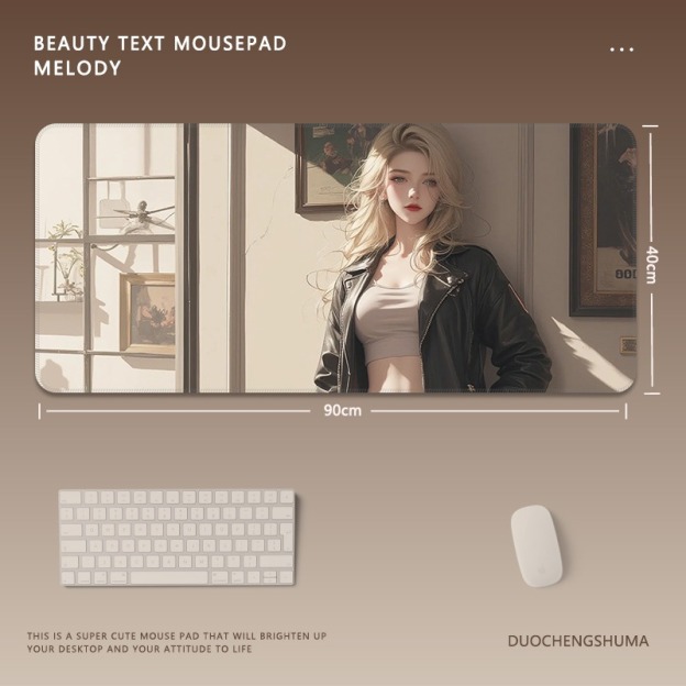 動漫美女 主題桌墊 布質滑鼠墊-CASEZONE