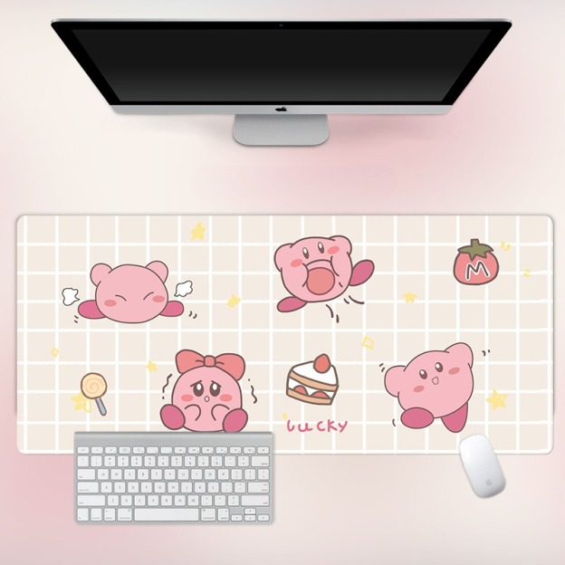 星之卡比 主題桌墊 布質滑鼠墊-CASEZONE