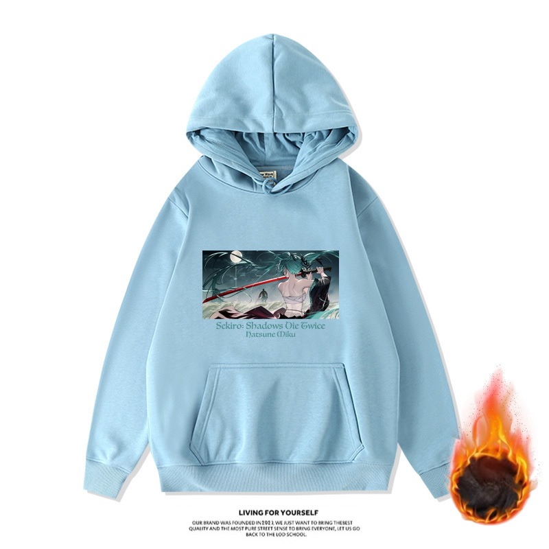 初音未來新款 親子情侶男女款連帽衛衣-CASEZONE