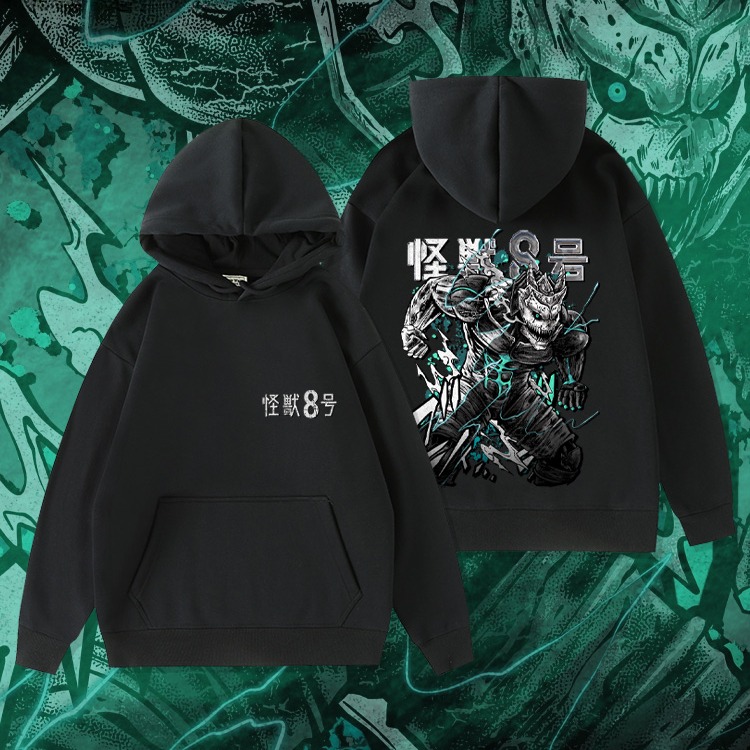 怪獸8號新款 親子情侶男女款連帽衛衣-CASEZONE