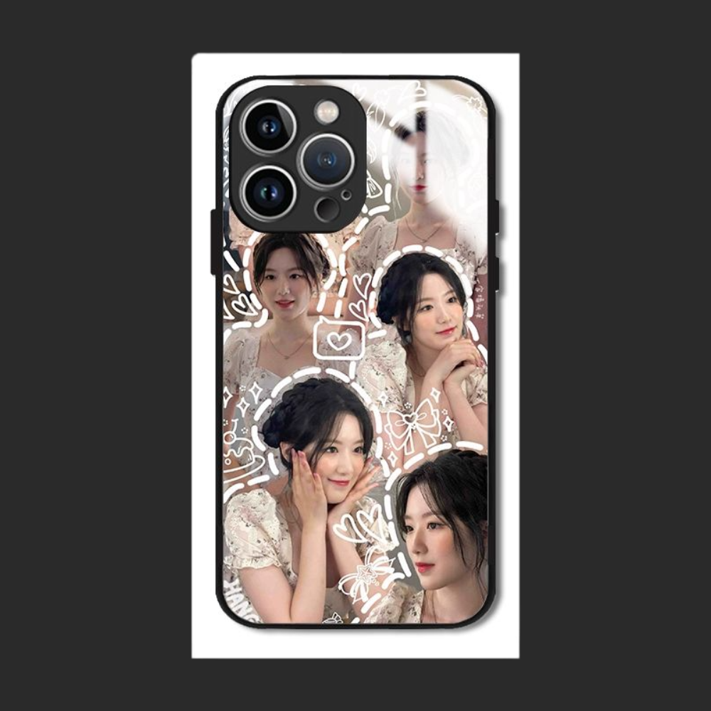 (G)I-DLE新款高清全包防摔玻璃殼-CASEZONE